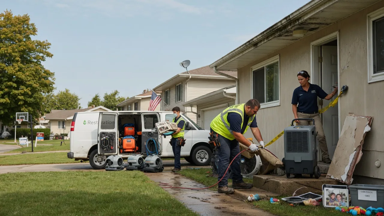 Water Damage Restoration in Tonganoxie, KS near me